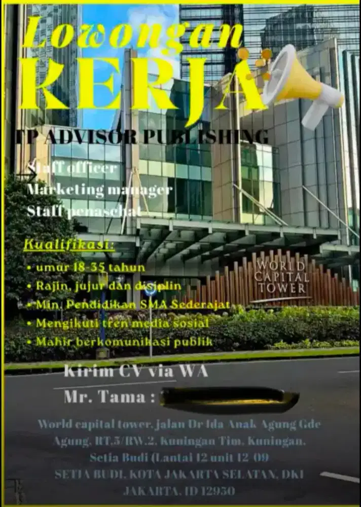 Lowongan kerja pekerkerjan