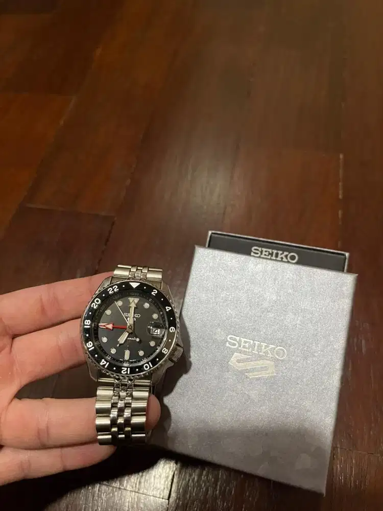 SEIKO 5 SPORTS GMT SSK001K1 Black Dial