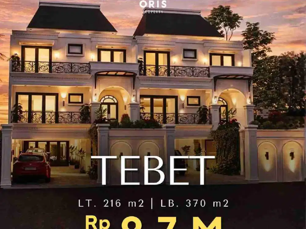 Rumah Brand New On Progress Modern Classic Jalan Lebar di Tebet Jakarta Selatan