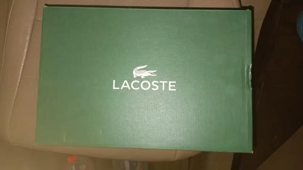 Lacoste Canaby White, size 44 beli box dan tag harga ada