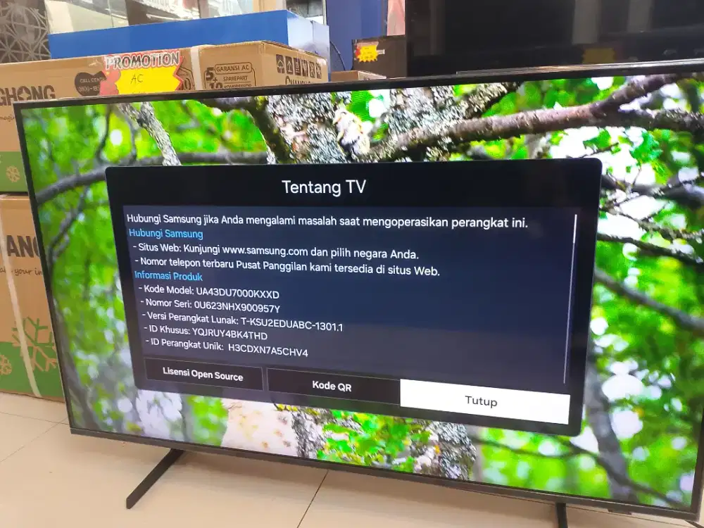 SEMART TV 43 INCH DU 7000K