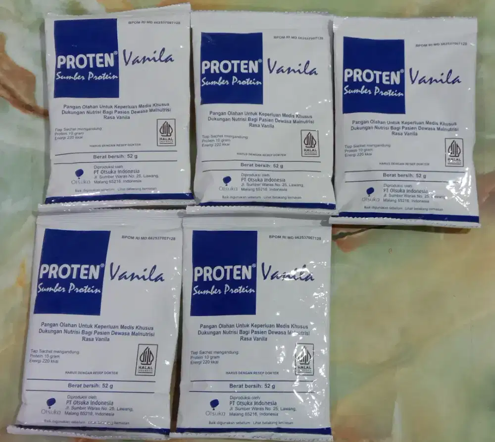 Susu Proten Rasa Vanila 52 gr (BARU)
