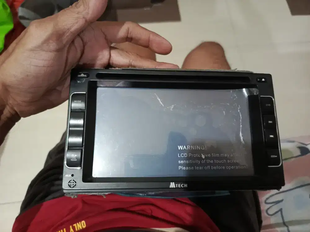 Dijual tape mobil second doubel din lengkap,harga nego