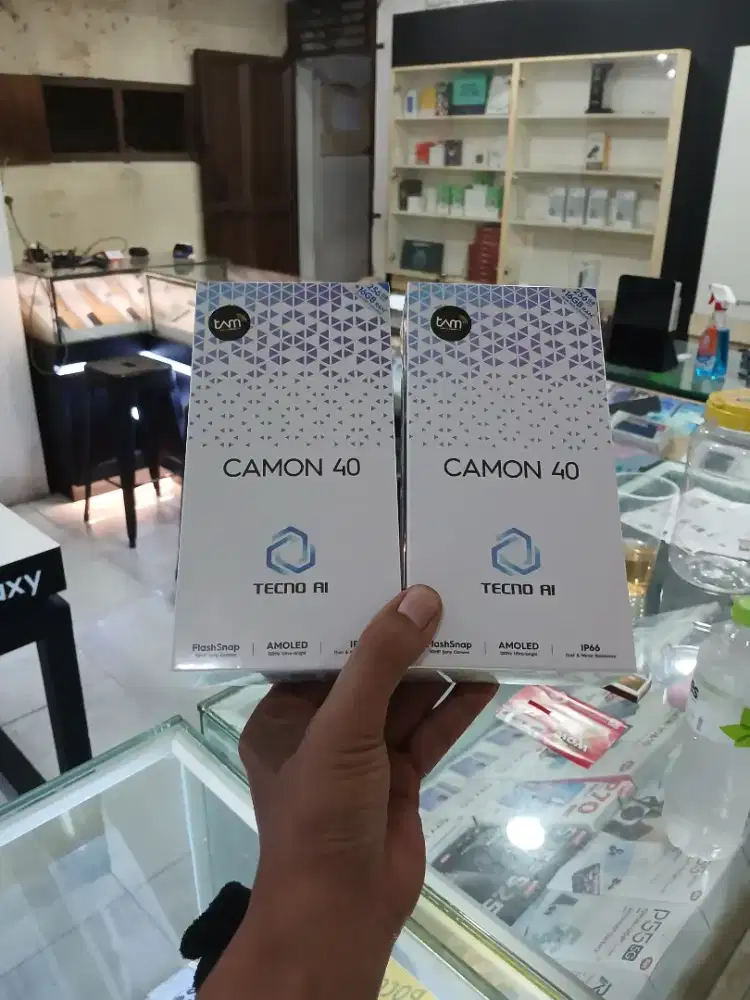 ( fast respon wa ) Tecno Camon 40 8+8/128 Garansi resmi 1thn