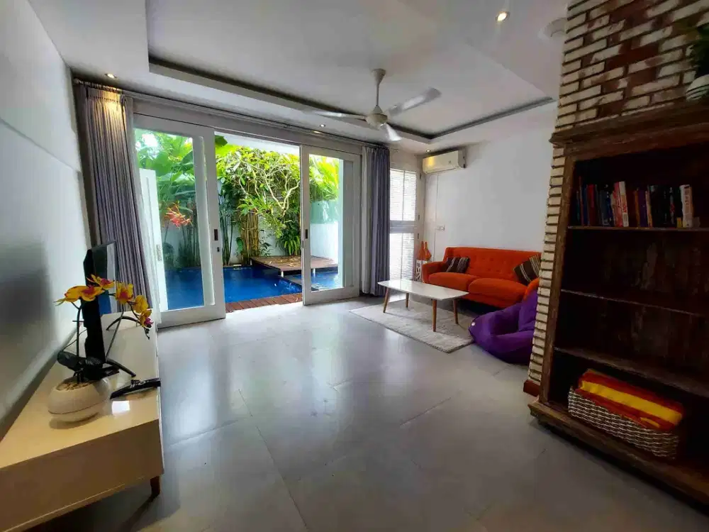 Leasehold Tropical Villa 3BR + Studio in Sanur – Private Pool, 5 Minutes to Mertasari Beach