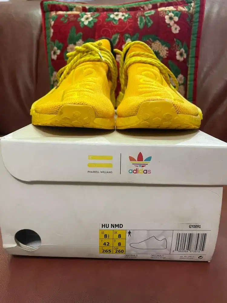 Adidas x Pharrell Hu NMD Bold Gold/Yellow