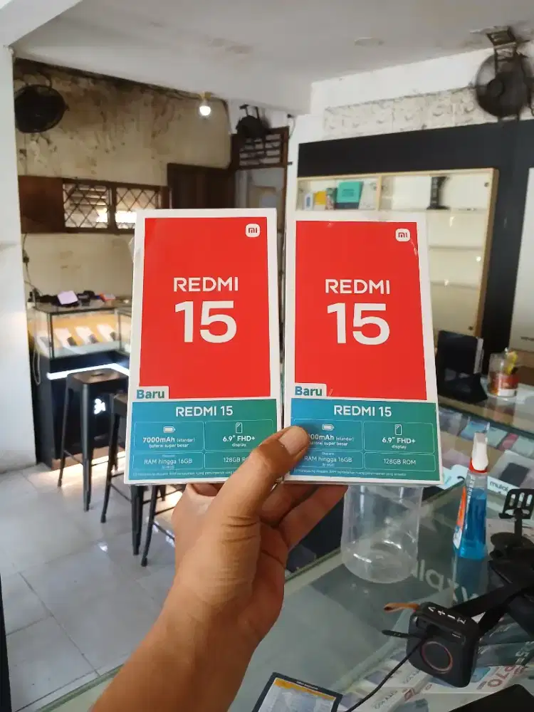 ( fast respon wa ) Xiaomi Redmi 15 NFC 8+8/256 Garansi resmi 15bln