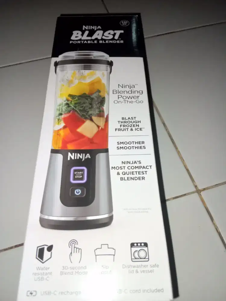 Ninja blast portable blandar black