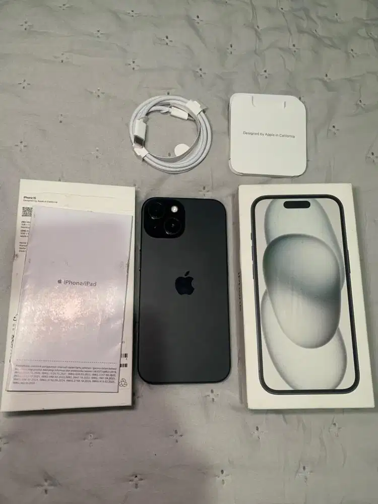 iphone 15 128gb black resmi ibox like new