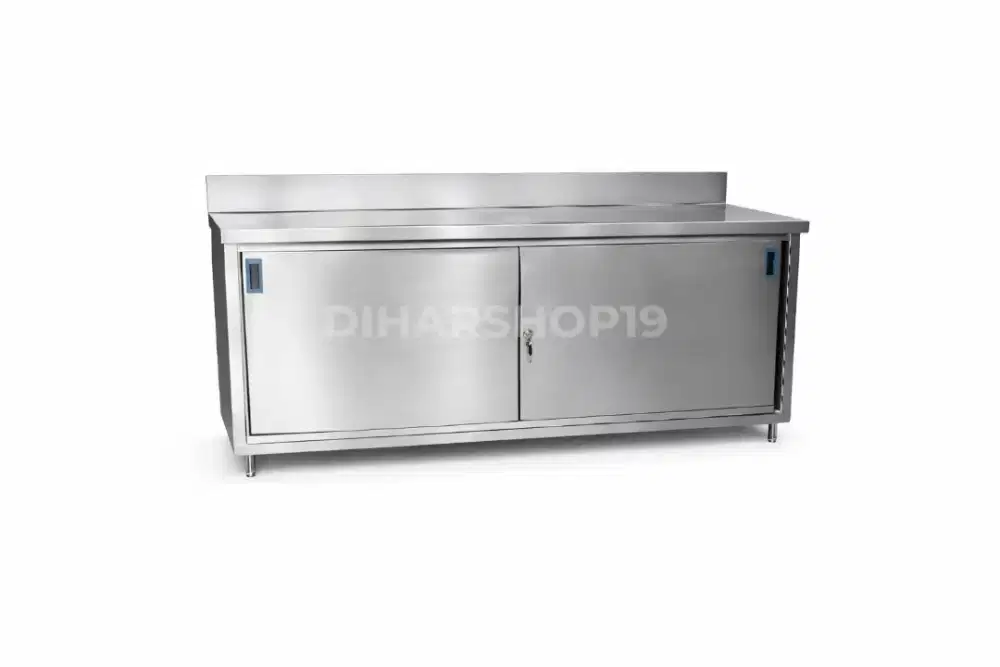 Meja kabinet stainless steel
