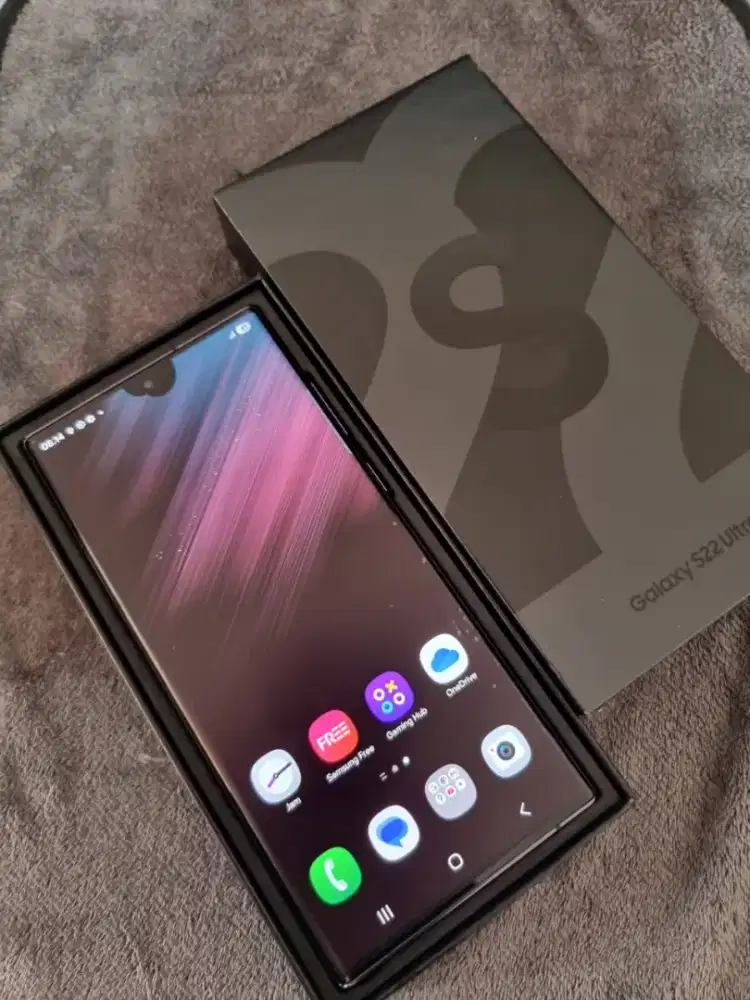 Samsung Galaxy S22 Ultra Black Ram 12/512gb Lengkap