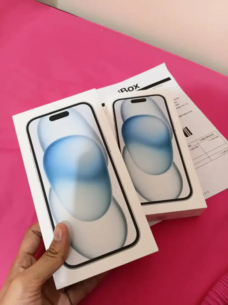 Jual IPHONE 15 BLUE 128 BNIB/NEW