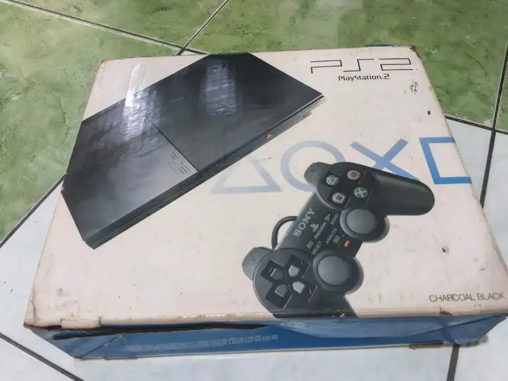 Playstation 2 bekas. Tanpa stick