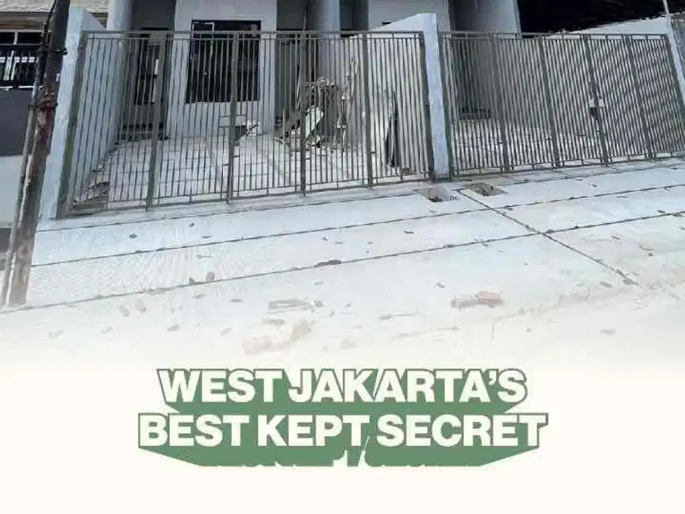 DIJUAL Rumah tinggal di area Kavling DKI, Meruya Utara