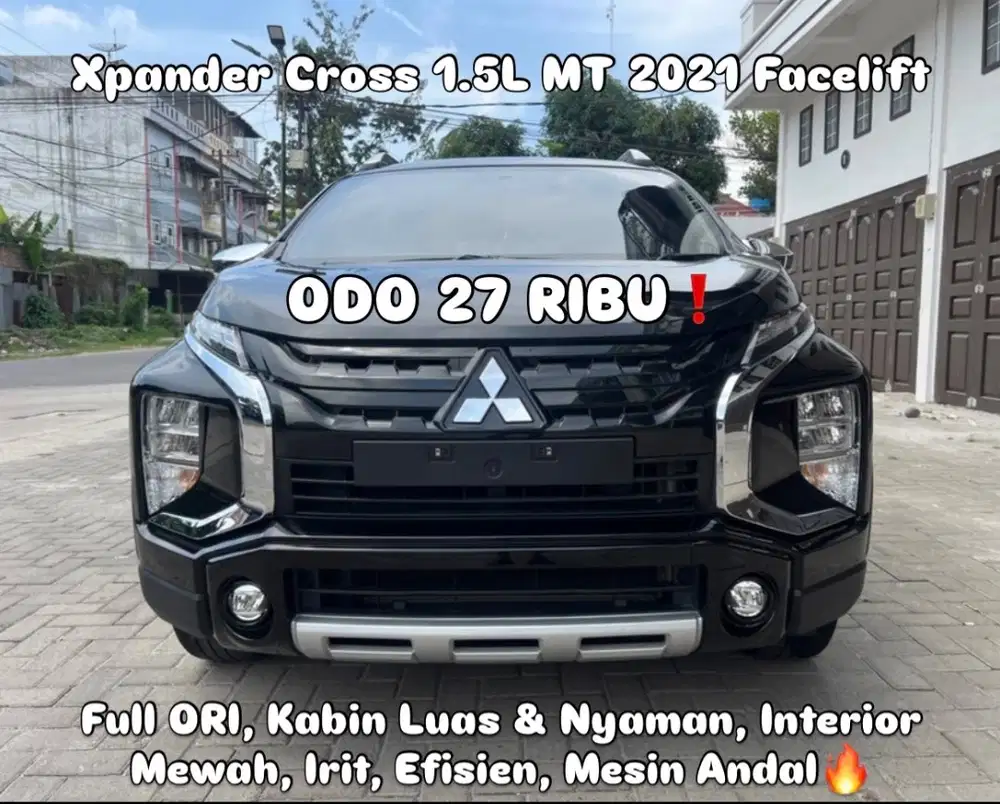 (TDP 35 JUTA!) Mitsubishi Xpander Cross 1.5 Manual Hitam 2021 Facelift