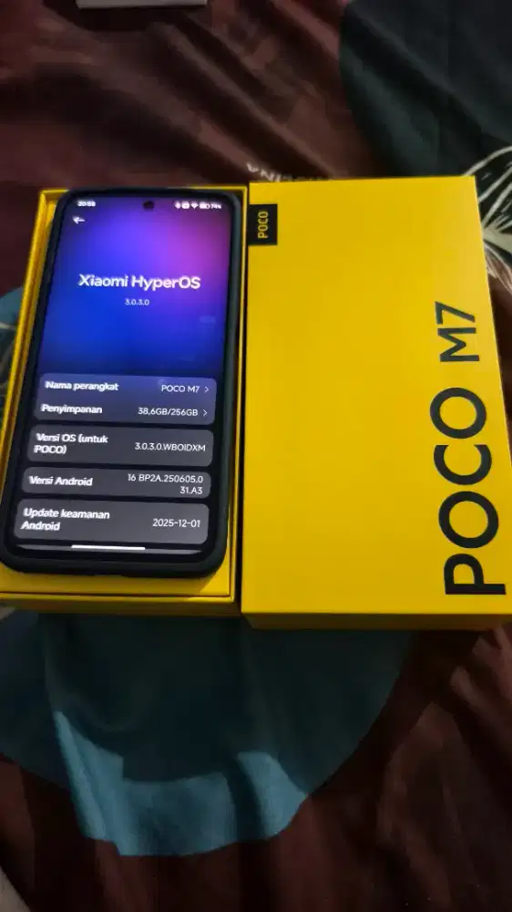 Dijual POCO M7 8+8/256 GB Like New