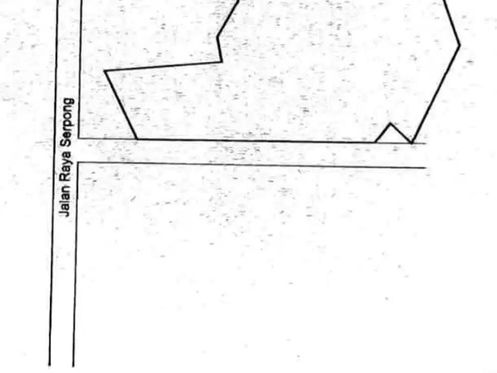 Dijual Tanah Harga  Dibawah NJOP Jl. Serpong Raya,Tangsel,  Lingkungan Area Villa Serpong,  Perumahan Melati Mas & Bsd City