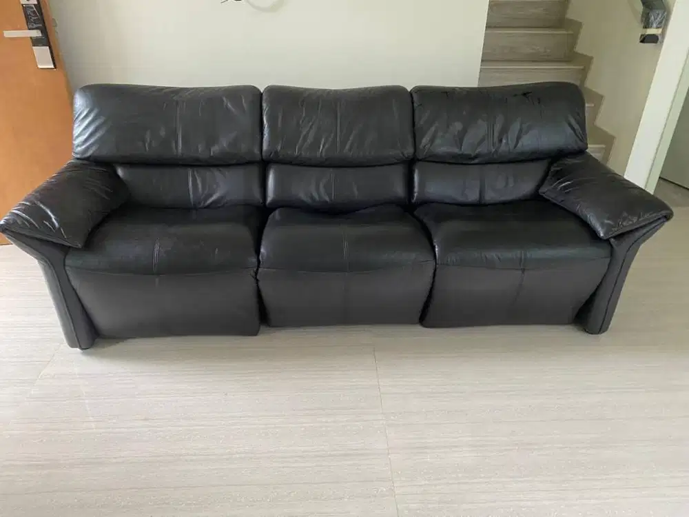 SOFA KULIT RECLINING