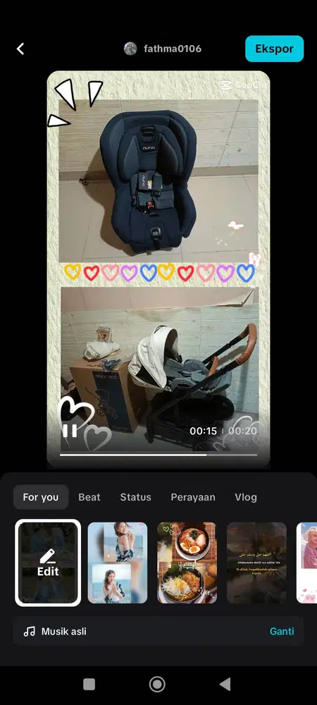 Stroller nuna mixx next + carseat nuna rava