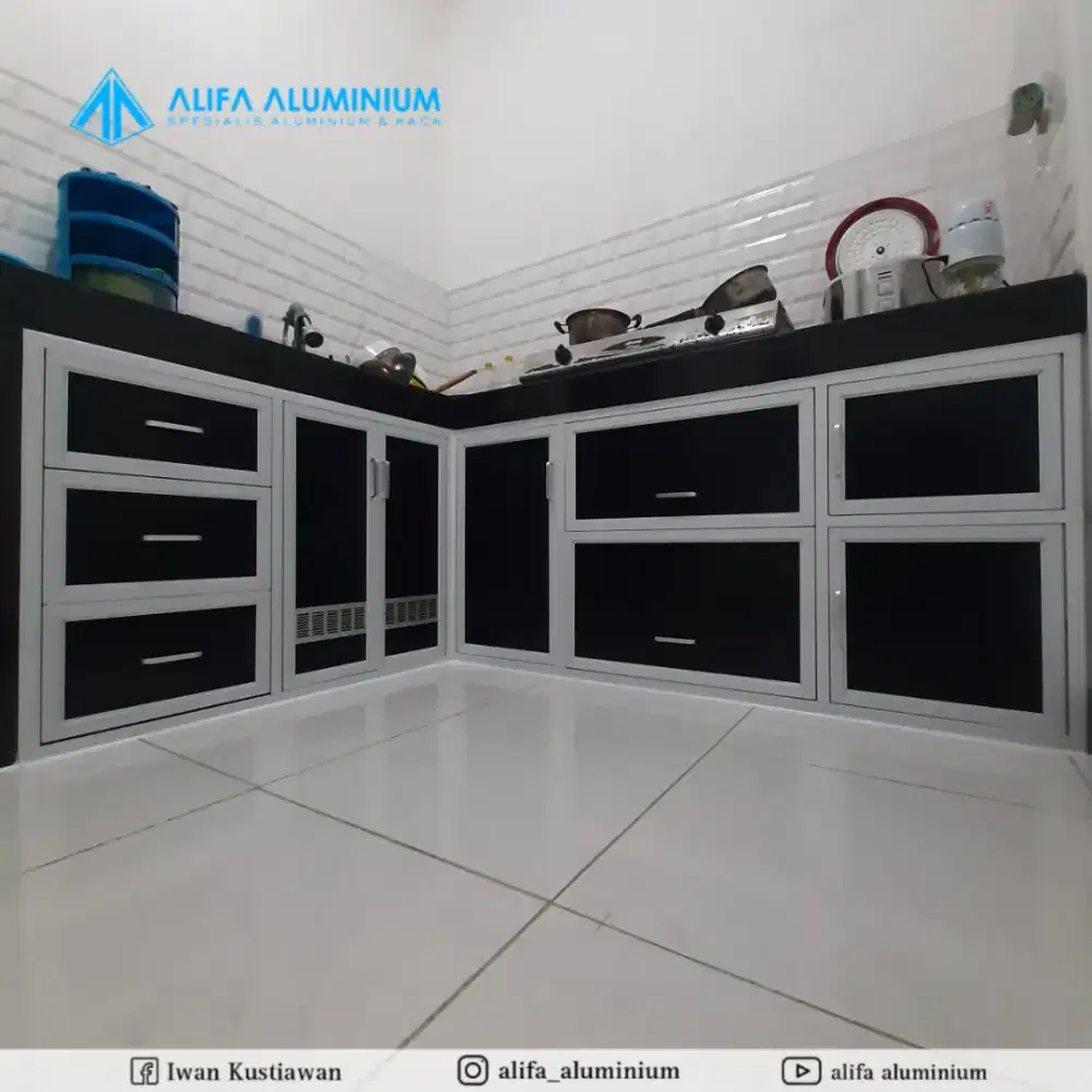 Jasa Pembuatan Kitchen Set Aluminium Custom