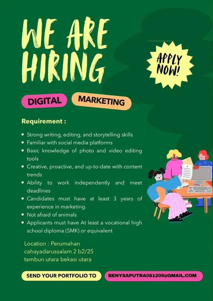 Lowongan Kerja Digital Marketing