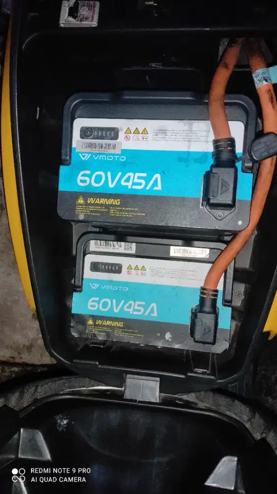 Baterai lithium 60V 45A charged Rimau