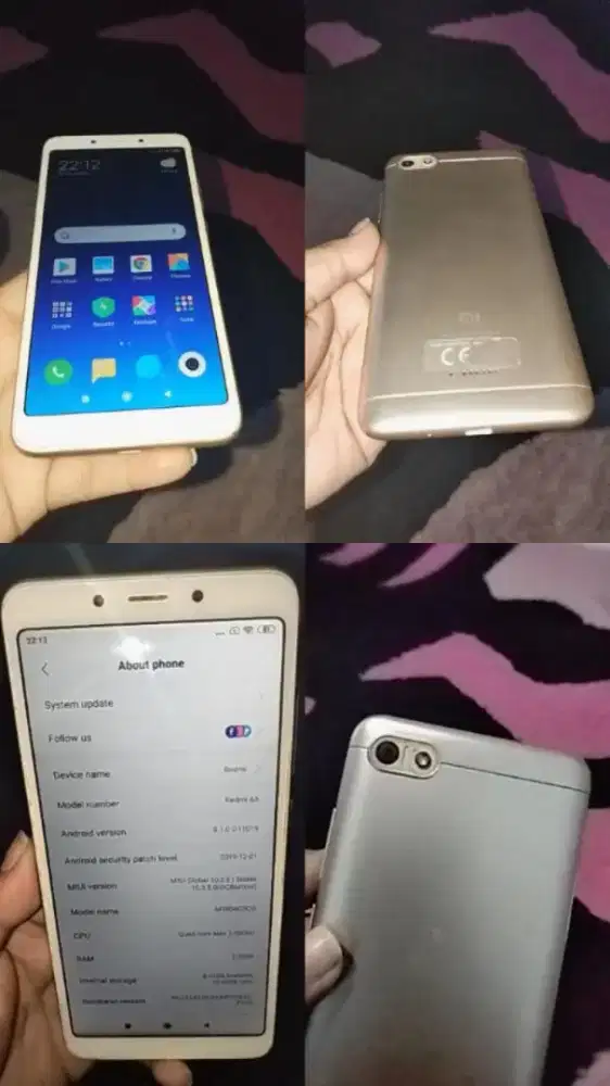 Redmi 6A 2/16 batangan