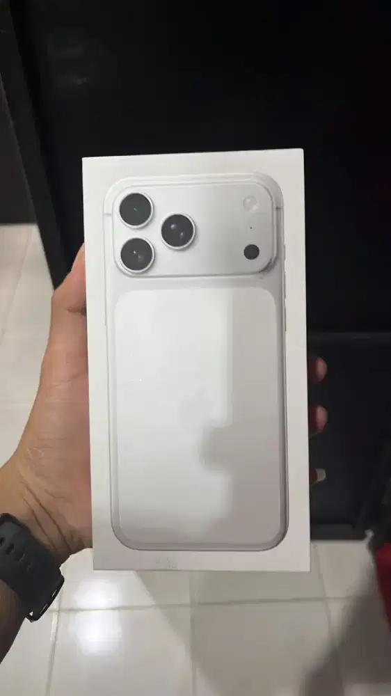 Apple 17 promax silver murahhh