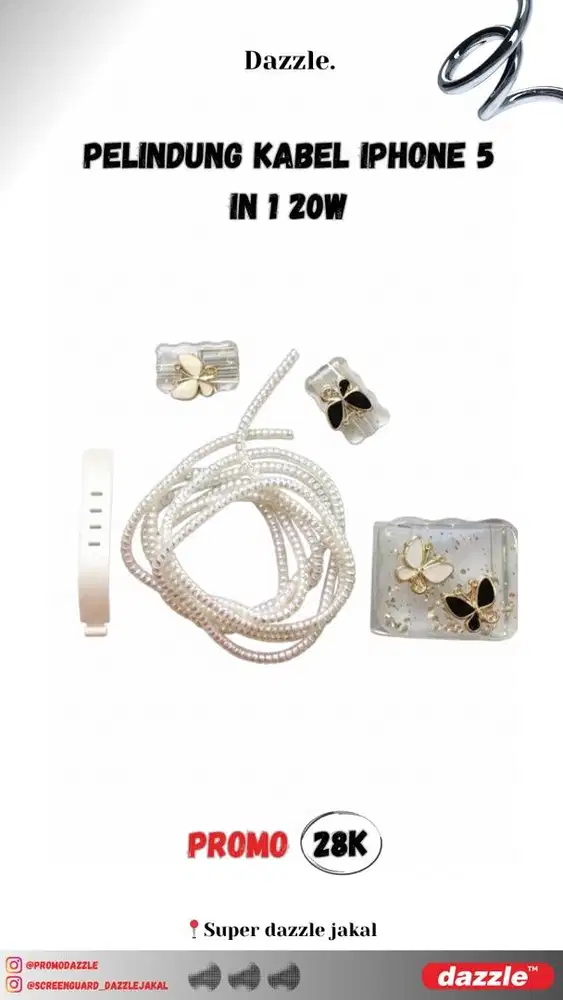 Pelindung kabel 5in1 Karakter