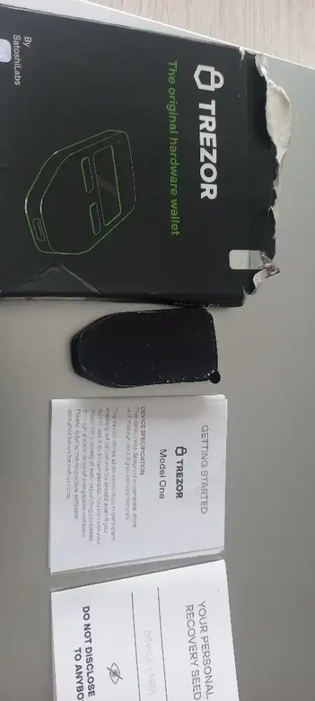 Trezor One Cold Wallet