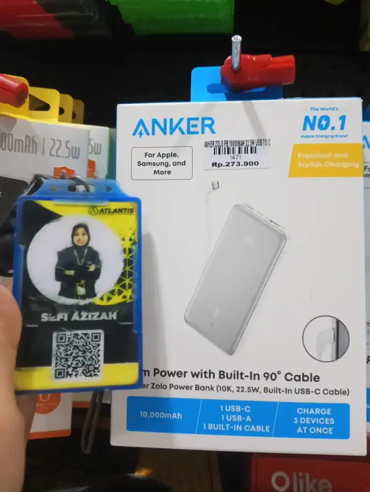 ANKER ZOLO PB 10000MAH USB TO C | ATLANTIS DAHSYAT
