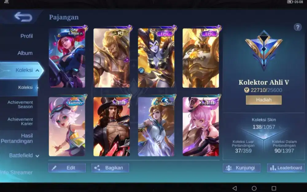 Jual Akun Mobile Legend Murah