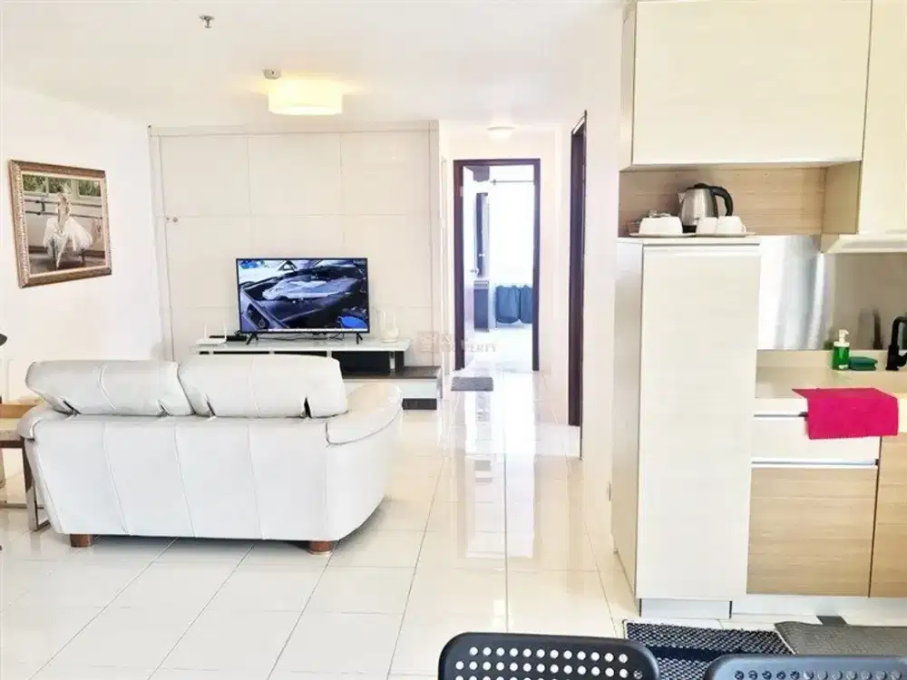 Jarang Ada Jual 3BR Jadi 2BR Furnished Bagus di Mediterania Marina Ancol Fasilitas Kolam Renang, Gym Dekat ke Ancol, Gunung Sahari, ITC Mangga Dua