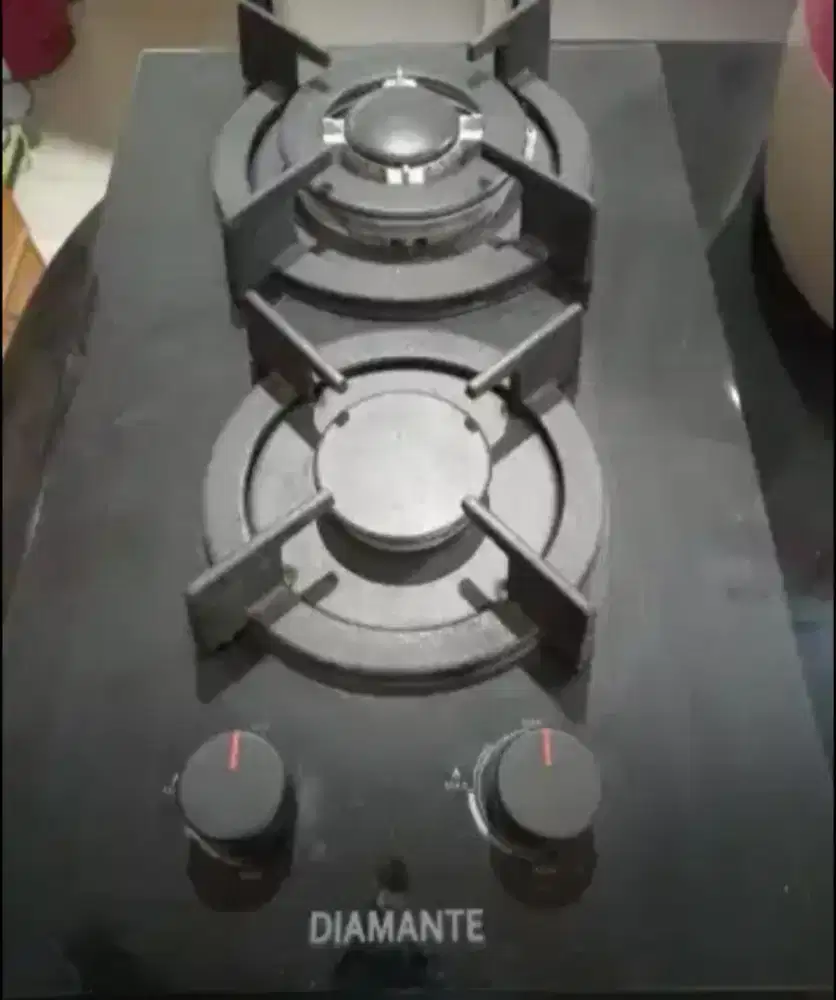 Kompor gas 2 tungku diamante baru 2 bulan ex apartment