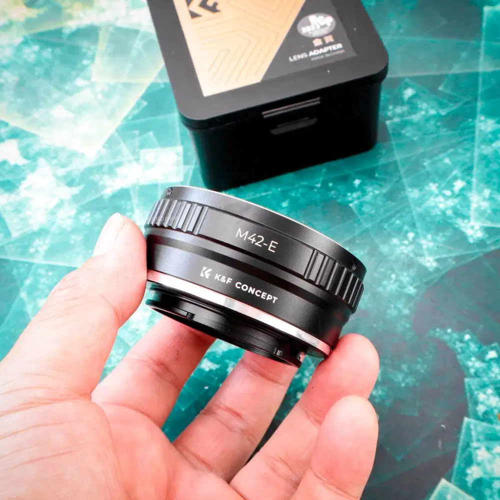 K&F KNF KF Concept High Precision Lens Adapter M42 to Sony. Fullset Li