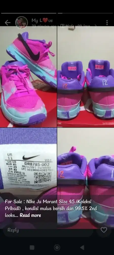 Sepatu Nike JA Morant