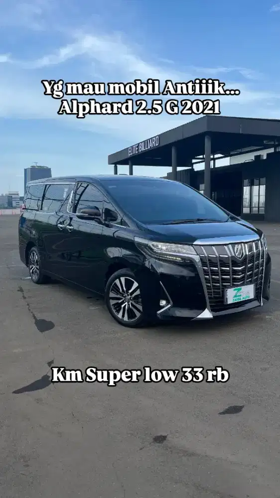 Toyota Alphard 2.5 G TSS 2021