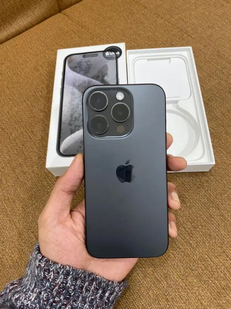 Iphone 15 Pro 128 GB Resmi Ibox Full ori baca deskripsi