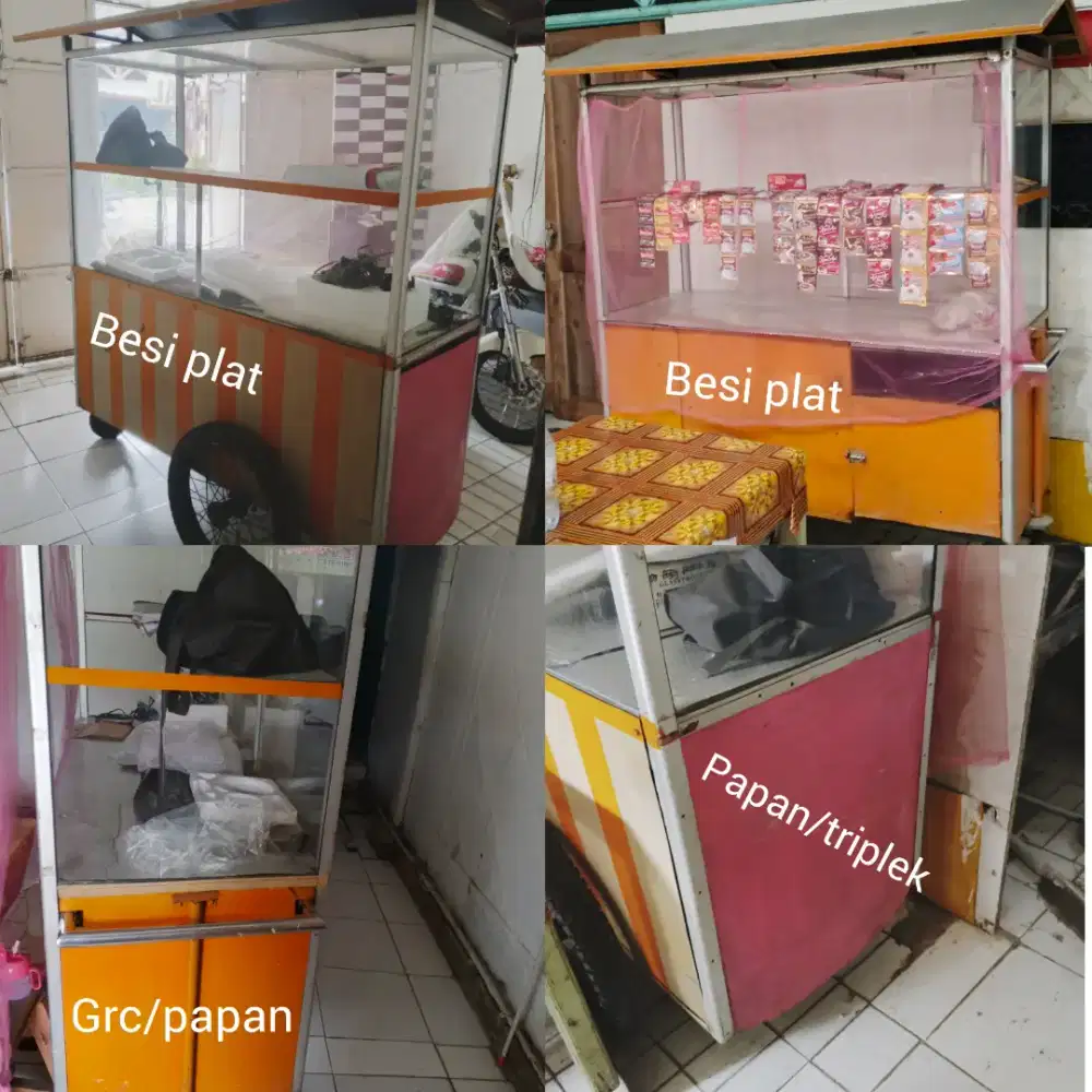 Gerobak Dagang 1,5 meter