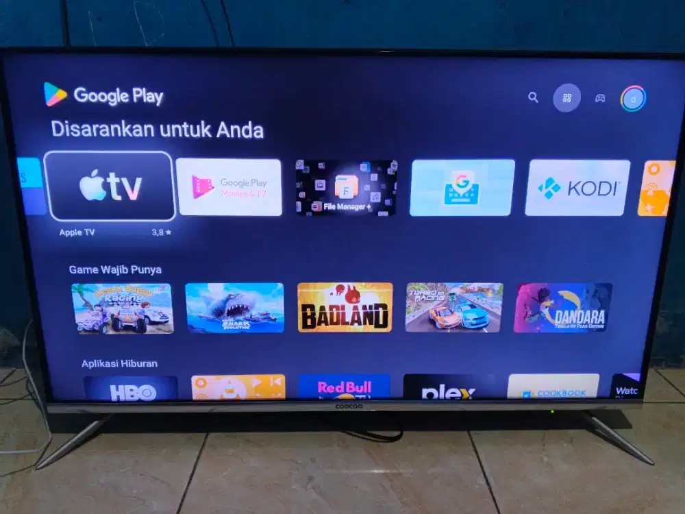 Tv android smart 40 merk coocaa