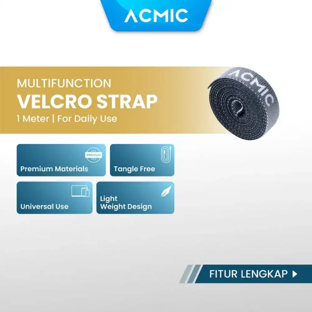 Acmic Velcro Strap 1m