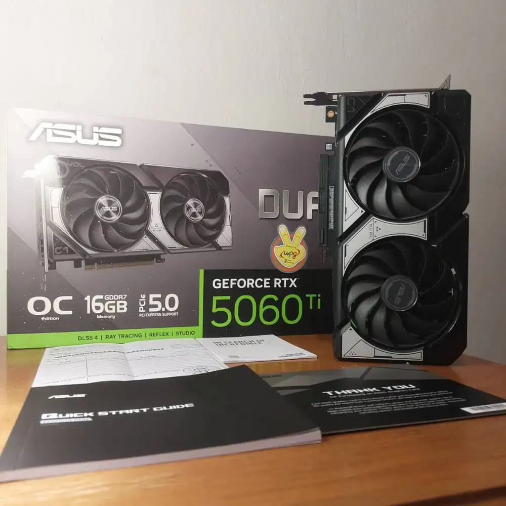 Nvidia 870Asus Dual RTX 5060 Ti 16GB GDDR7 Garansi WPG Desember 2028