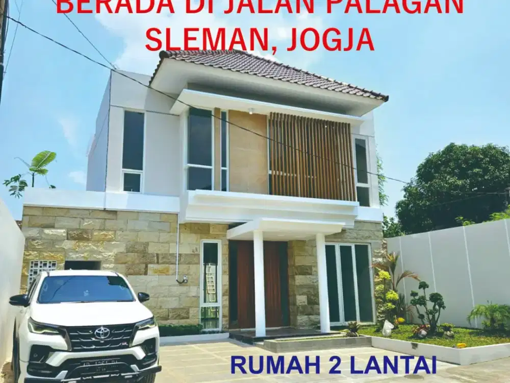 Rumah Di Jogja, Rumah Mewah 2 Lanti di Jalan Palagan, dekat Ring Road Utara, Hotel Hyatt, Terminal Jombor