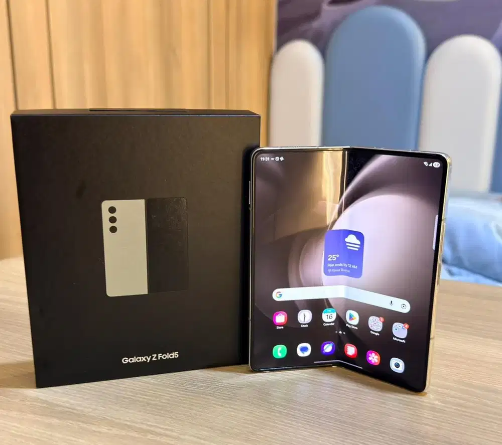 FULLSET NO MINUS SAMSUNG GALAXY Z FOLD 5 12/512 CREAM EX RESMI