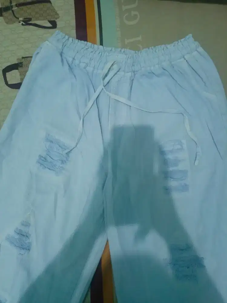 celana soft jeans cewe