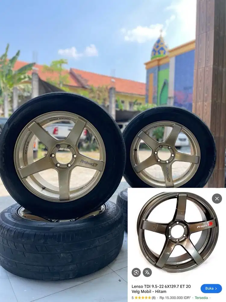 Velg lenso ori R20 9,5 et 20 bonus ban