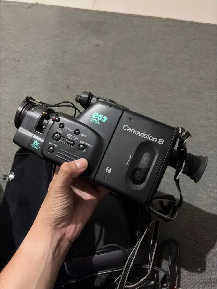 Canon E63 8MM Camcorders (barang antik)