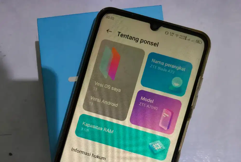 Zte Blade A72 3/128 Minus Touchscreen aja