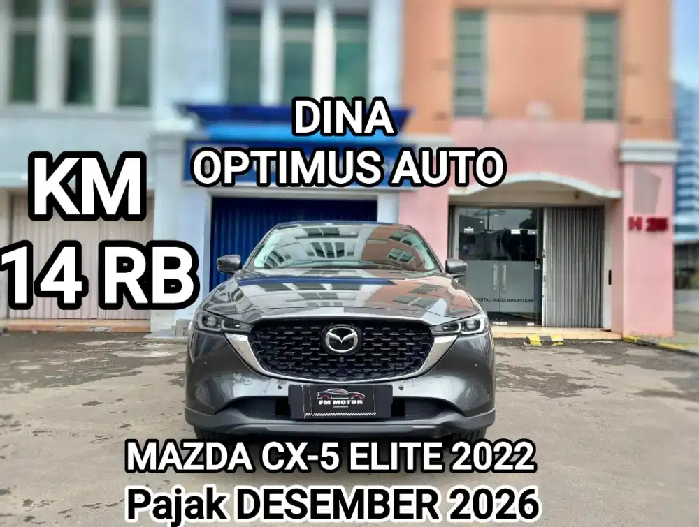 Mazda CX-5 Elite 2022 Automatic 2.5, KM 14Ribu, Pajak Panjang