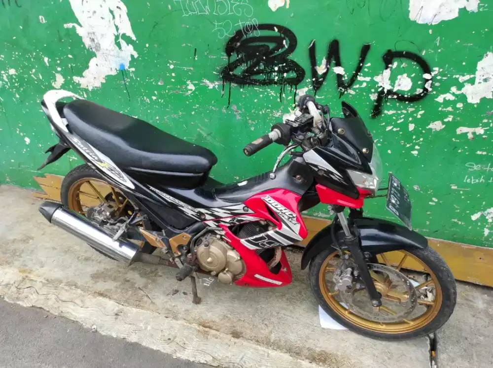 Mahar satria Fu 2013 mahar 4.600.000